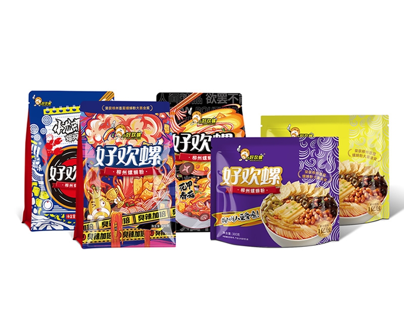 好歡螺柳州螺螄粉包裝信息設計升級包裝設計案例 - 四喜設計作品